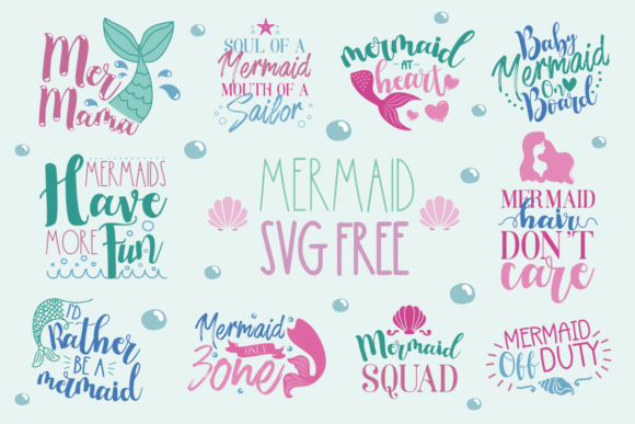 Download Mermaid SVG Free - Mermaid Collection