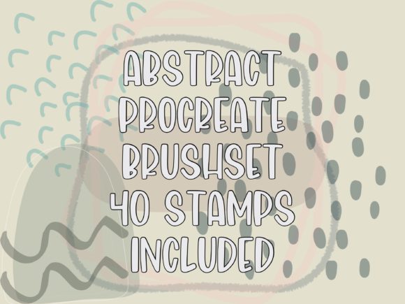 Download Abstract Stamps Procreate Brushset - Abstract stamps Collection