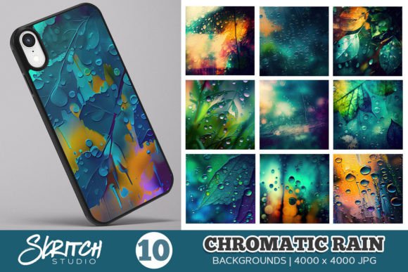 Download Chromatic Rain Colorful Backgrounds - Background Collection
