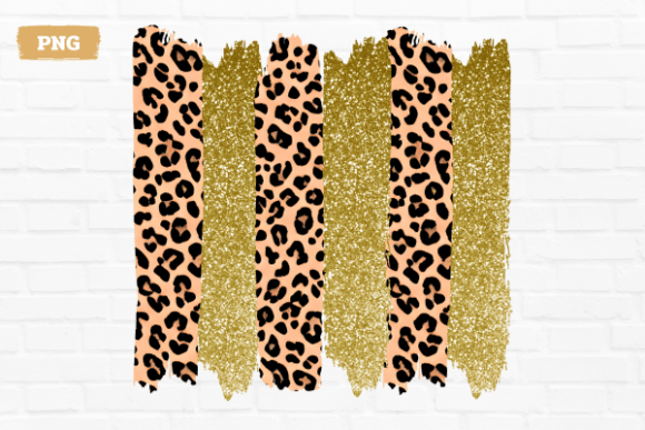 Download Glitter Leopard Brush Stroke Background - Background Collection