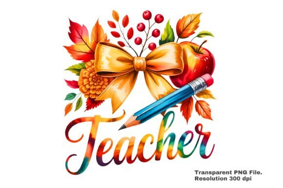 Download Teacher Fall Apple Pencil PNG - Pen Collection