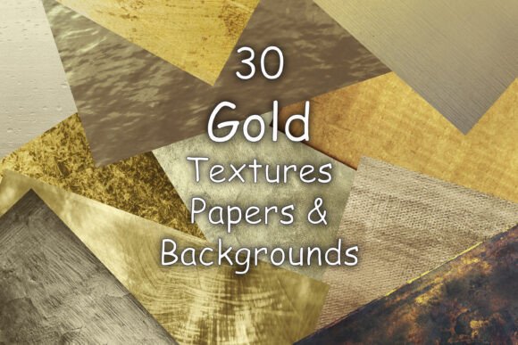 Download 30 Gold Textures and Backgrounds - Background Collection